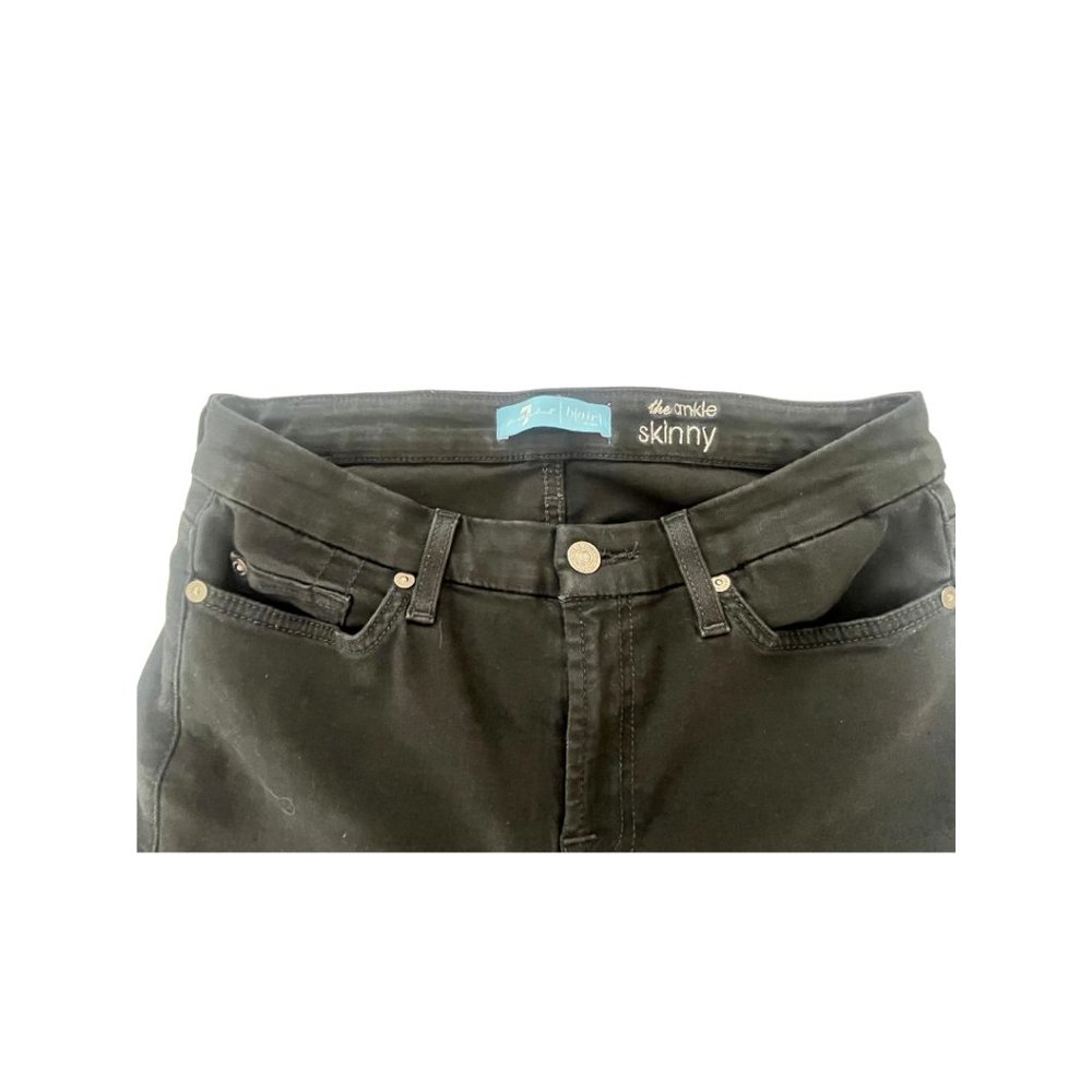 Excellent like new condition seven7 Seven denim Ankle Skinny Black SIZE 28 - Picture 4 of 7